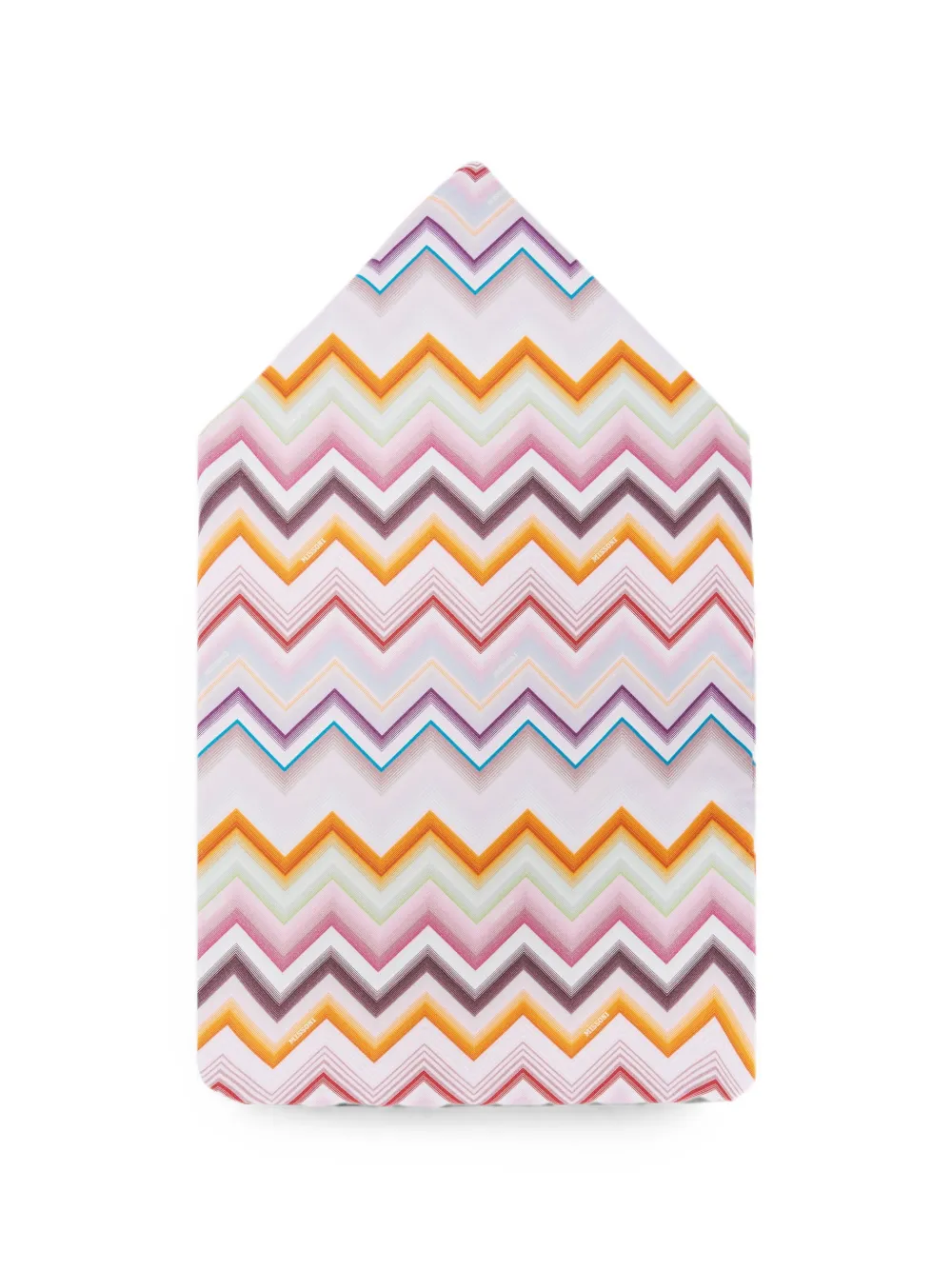 Missoni Kids Slaapzak met zigzag-print en capuchon Beige