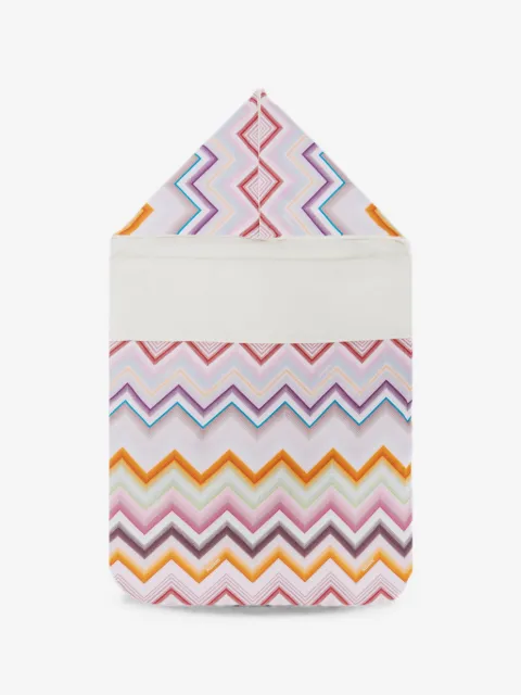 Missoni Kids sovepose med zigzagtryk og hætte
