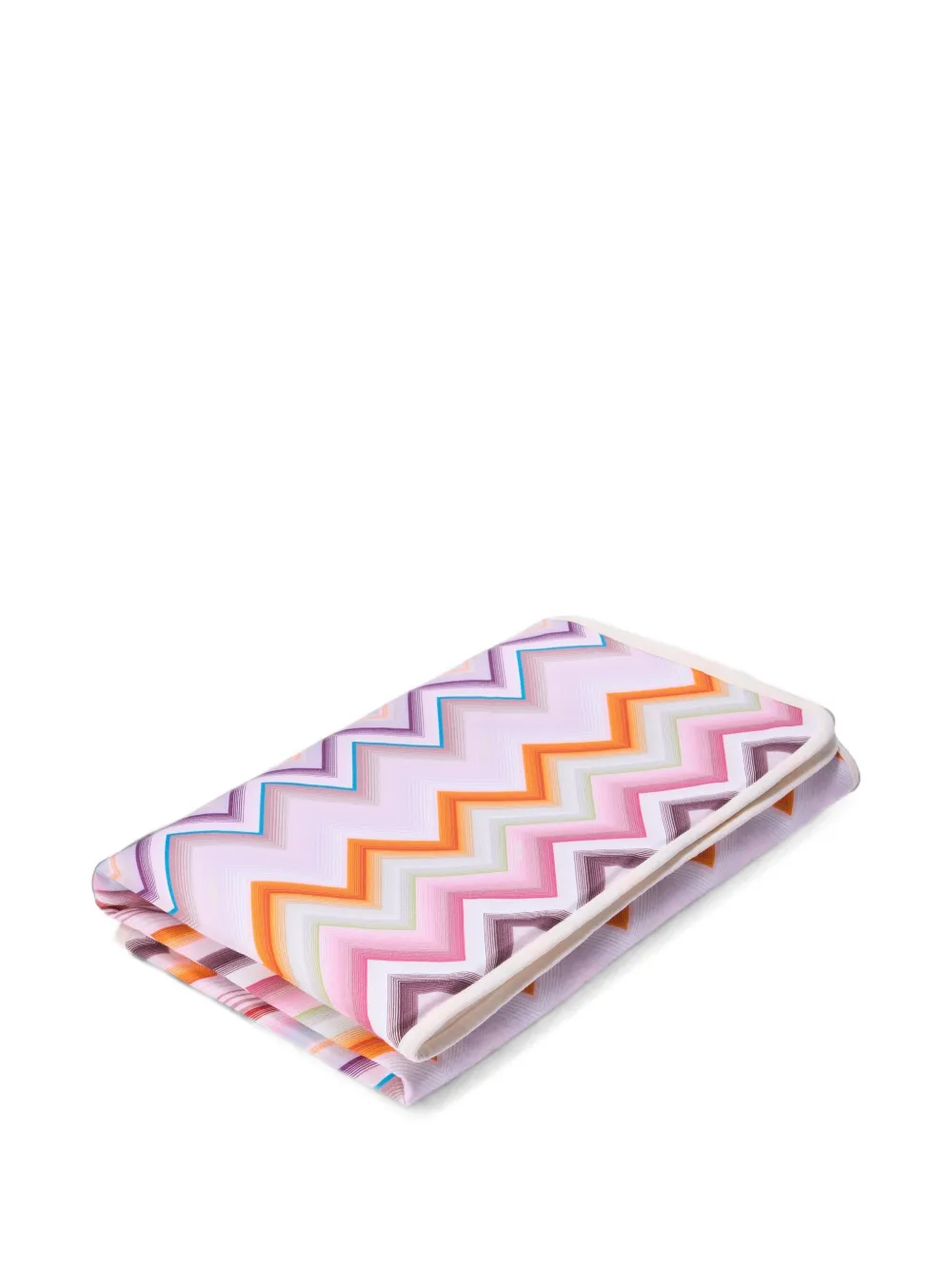 Missoni Kids zigzag-print blanket Roze