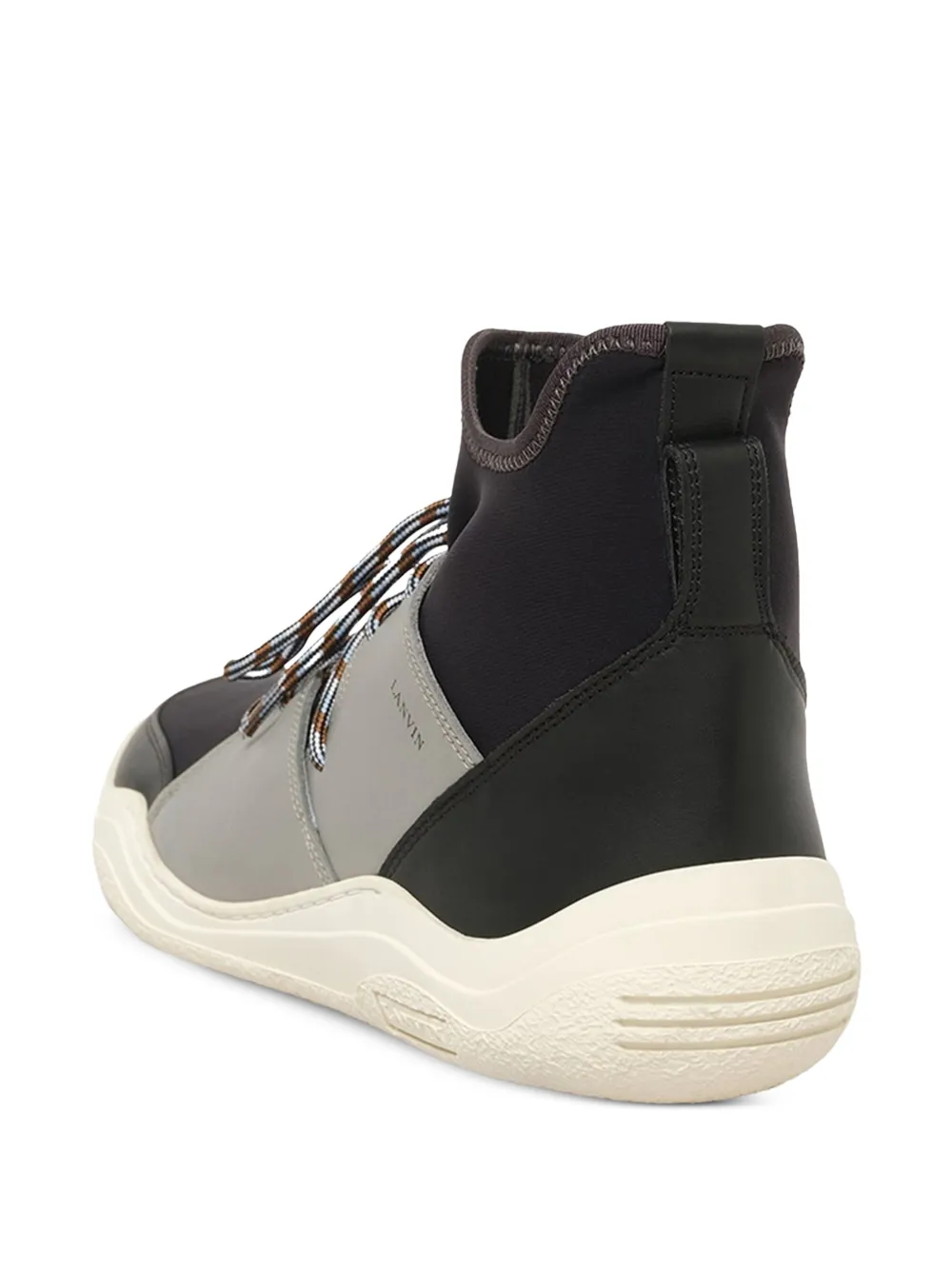 Lanvin lace-up sneakers Zwart