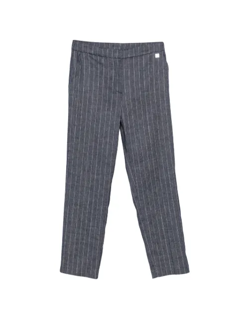 ZANETTI pantalones con rayas diplomáticas estampadas