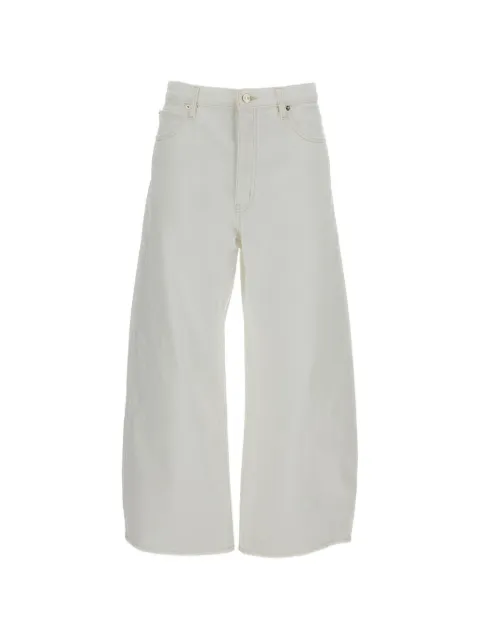 FRAME The Bow Crop wide-leg jeans