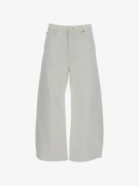 FRAME The Bow Crop wide-leg jeans