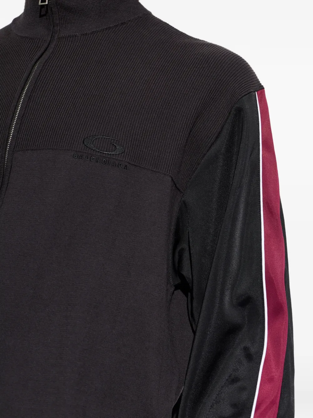 Balenciaga Sweater met geborduurd logo Grijs