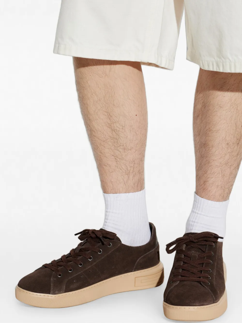 Bally Lift suède sneakers Bruin