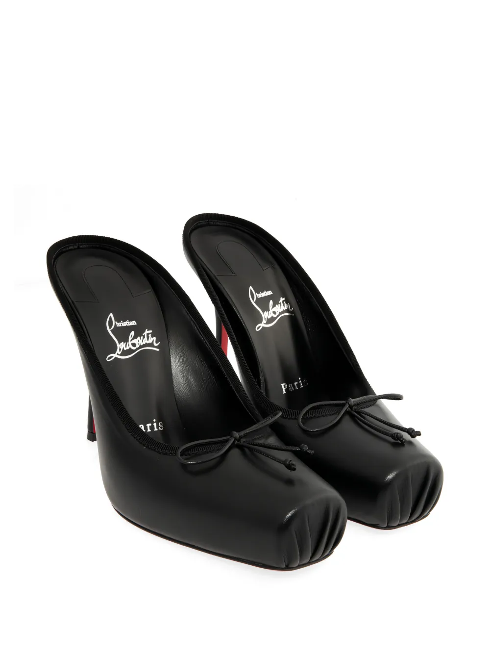 Christian Louboutin Cassia bow-detail leather mules | 41