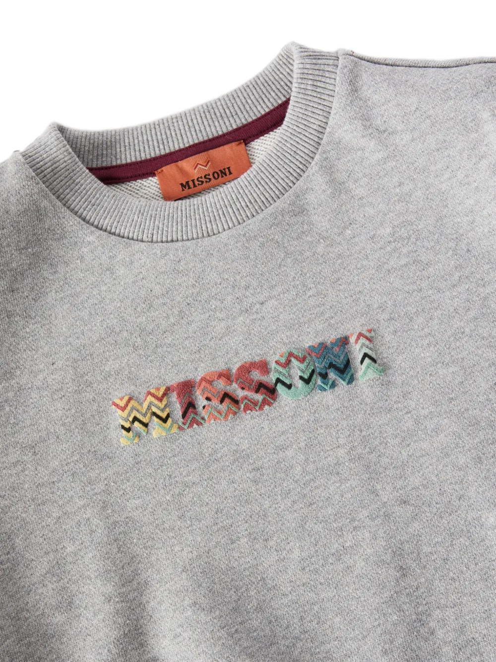 Missoni Kids Sweater met borduurwerk Grijs