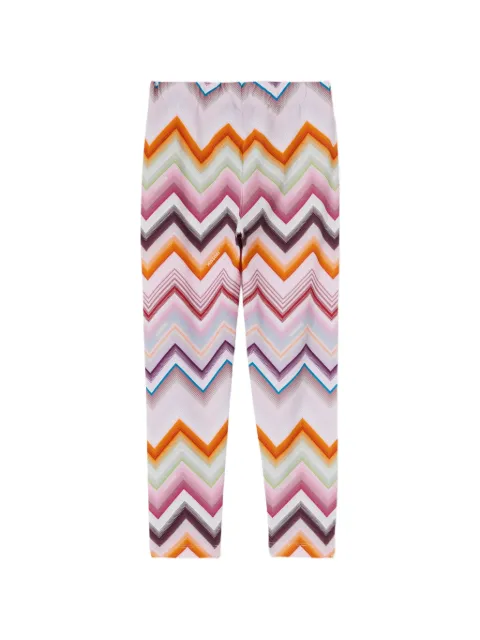 Missoni Kids zigzag-print leggings