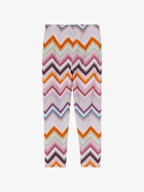 Missoni Kids zigzag-print leggings