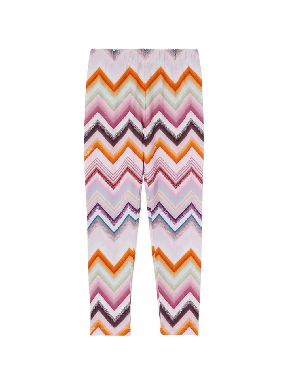 Missoni Kids Legging met zigzagprint Beige