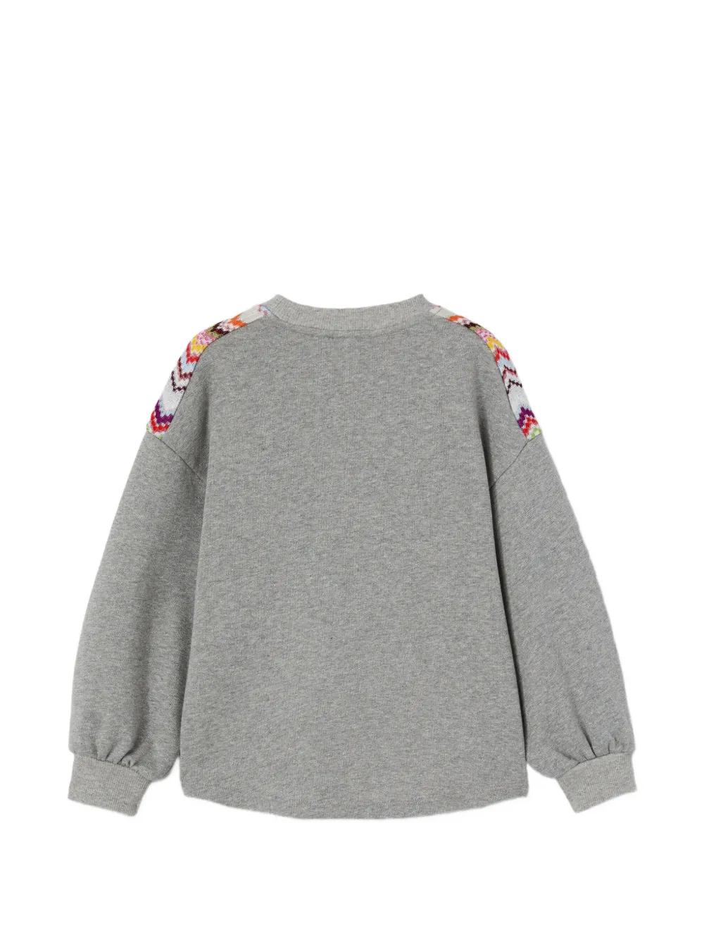 Missoni Kids Sweater met zigzag vlak Grijs