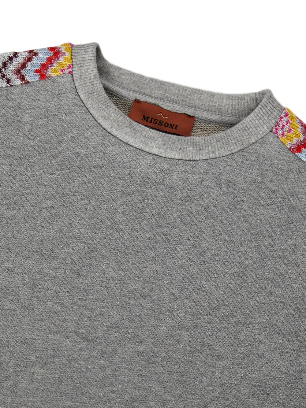 Missoni Kids Gebreide jurk met vlak Grijs