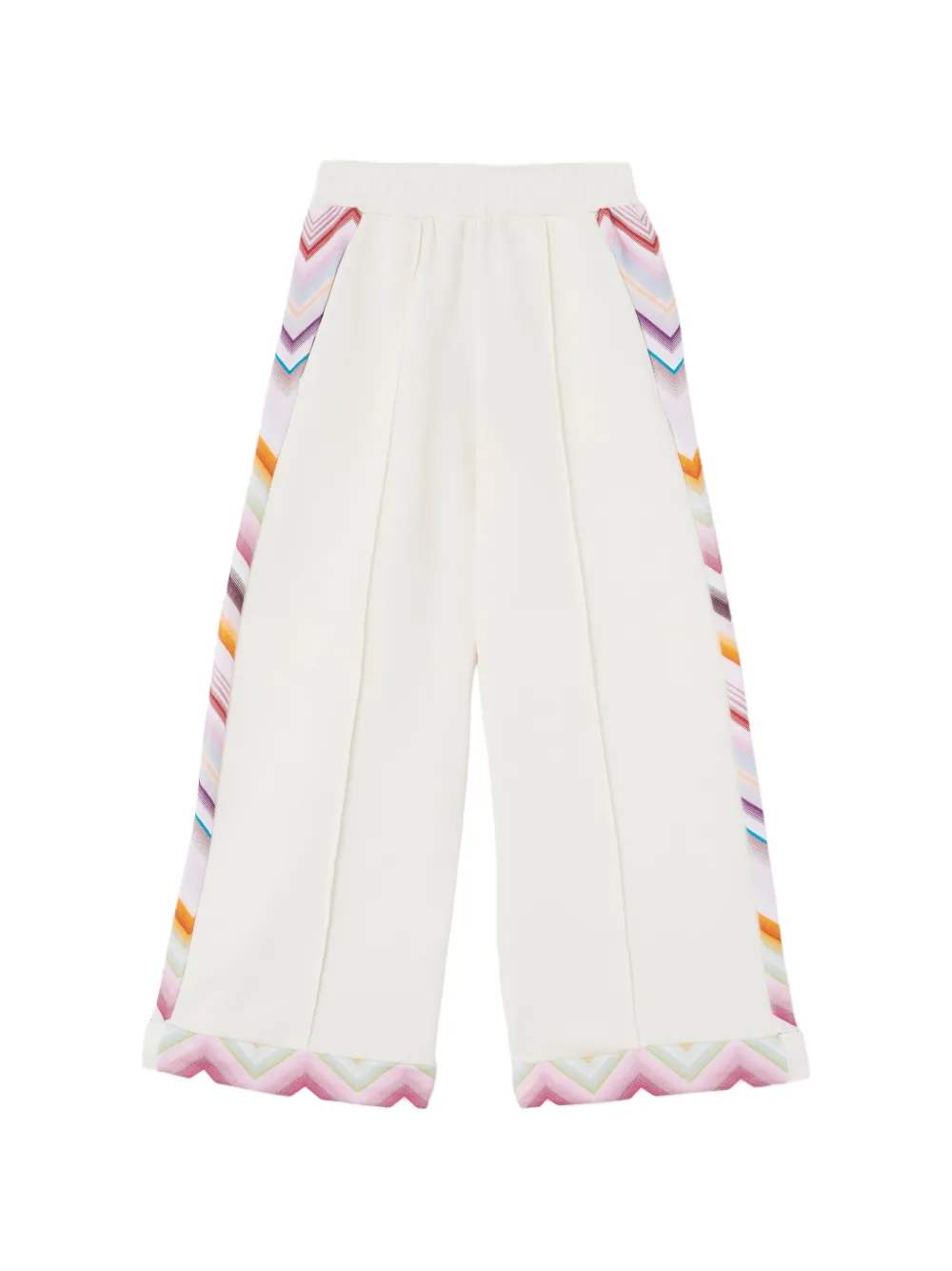 Missoni Kids zigzag-print track pants - Toni neutri