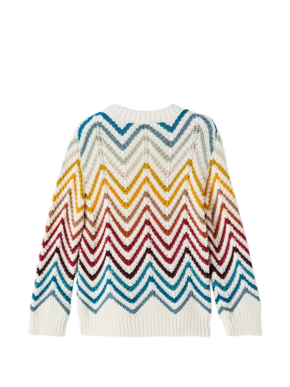 Missoni Kids Trui met zigzagpatroon Wit