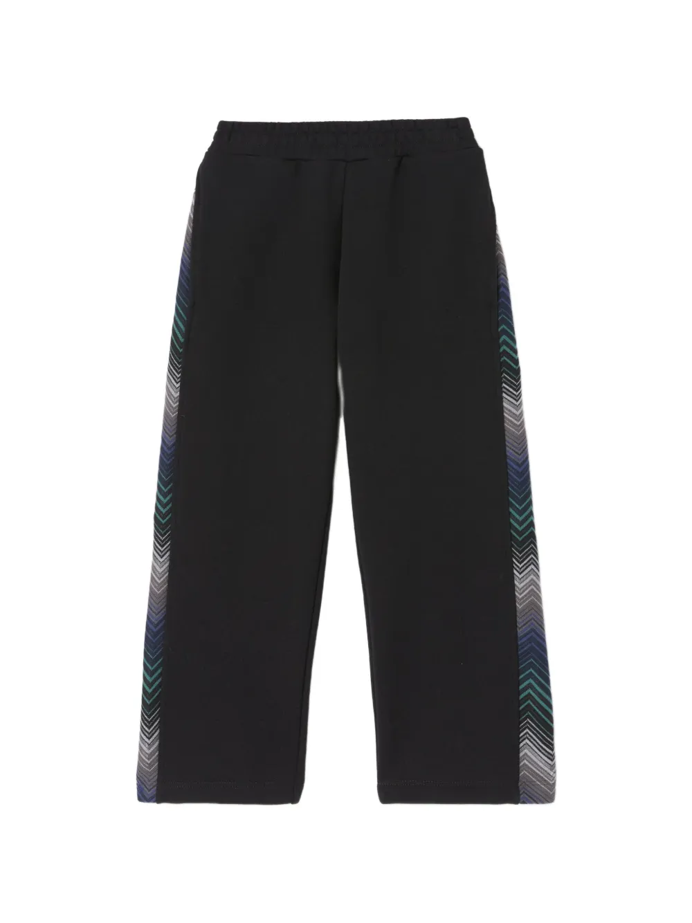Missoni Kids zigzag-print track pants - Schwarz