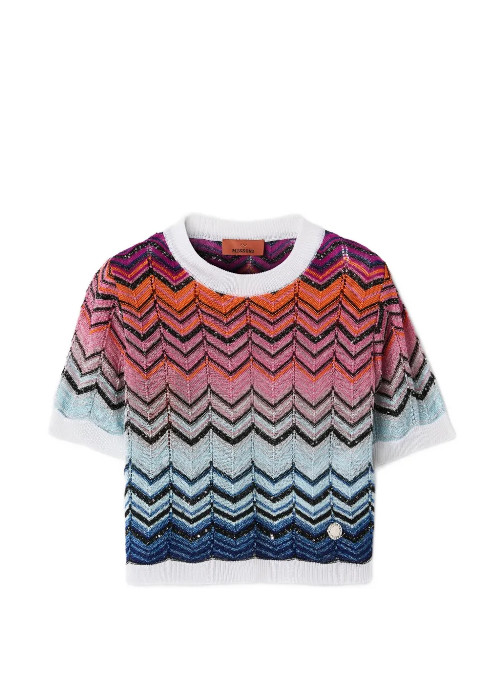 Missoni Kids Maglione con paillettes - Blu