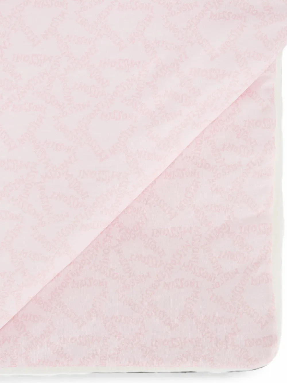 Missoni Kids Deken met logoprint Roze