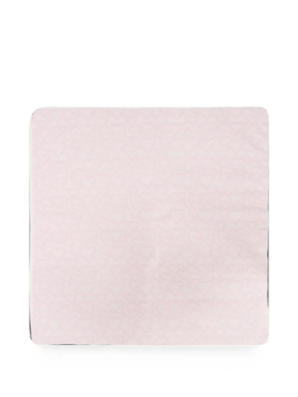 Missoni Kids logo-print blanket - Rosa