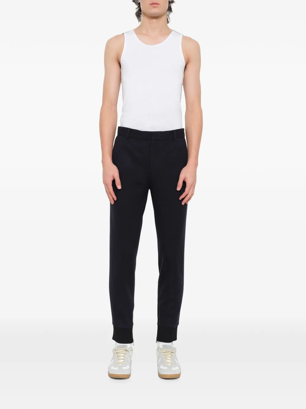 Lanvin Trainingsbroek van katoenblend Blauw