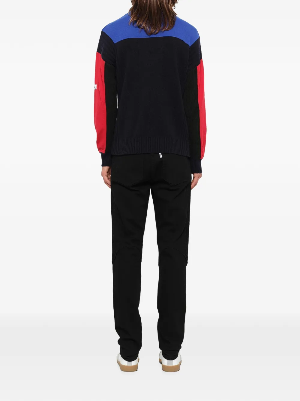 Kenzo Trui met colourblocking Zwart