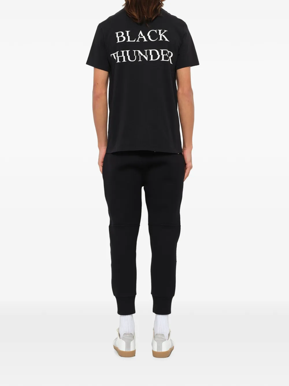 Neil Barrett T-shirt met ronde hals Zwart