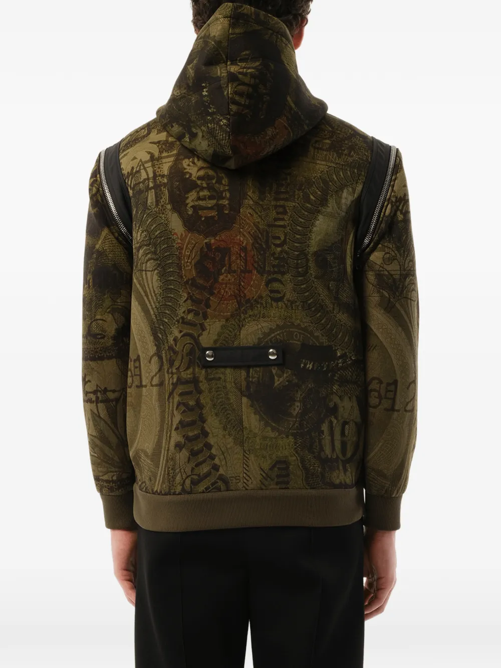 Givenchy Podium Dollar hoodie met print Groen