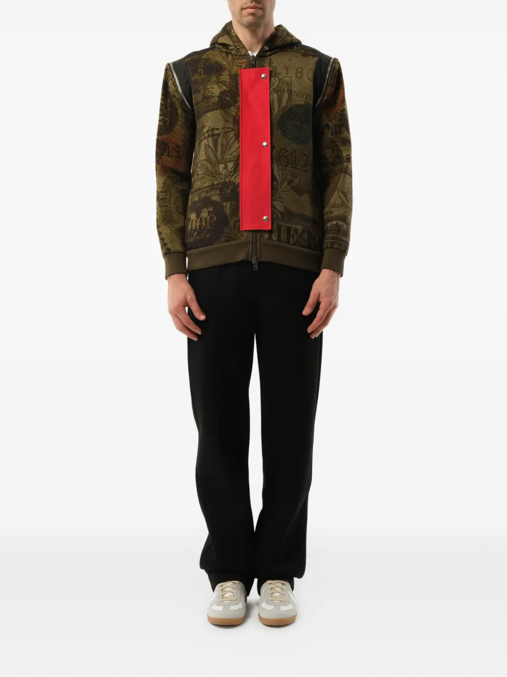 Givenchy Podium Dollar hoodie met print Groen