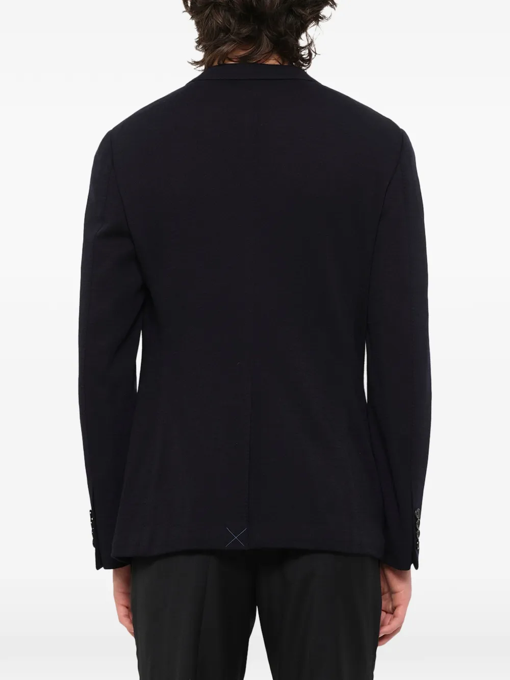 Lanvin D8 blazer met enkele rij knopen Blauw