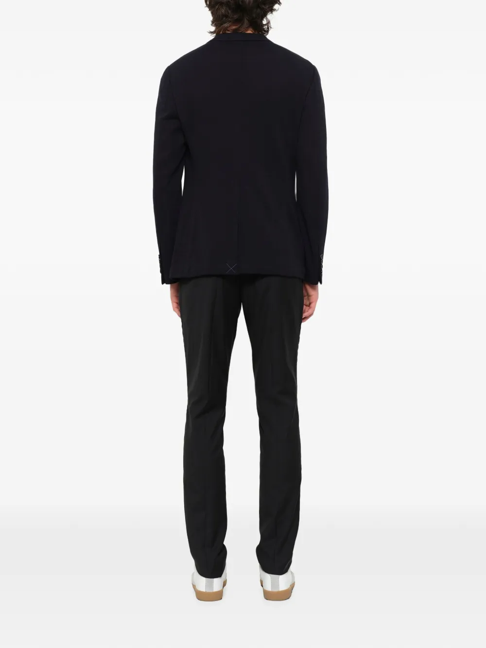 Lanvin D8 blazer met enkele rij knopen Blauw
