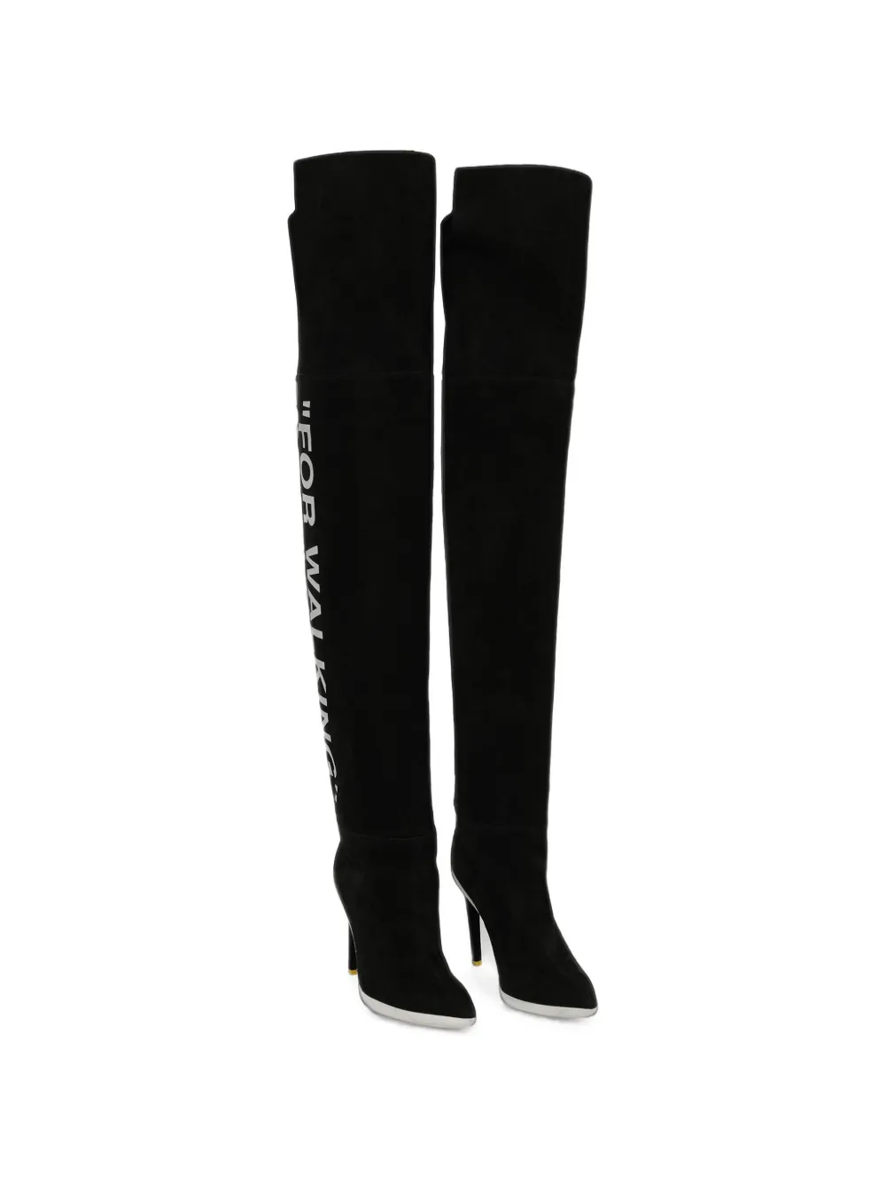 Off-White For Walking over-the-knee boots Zwart