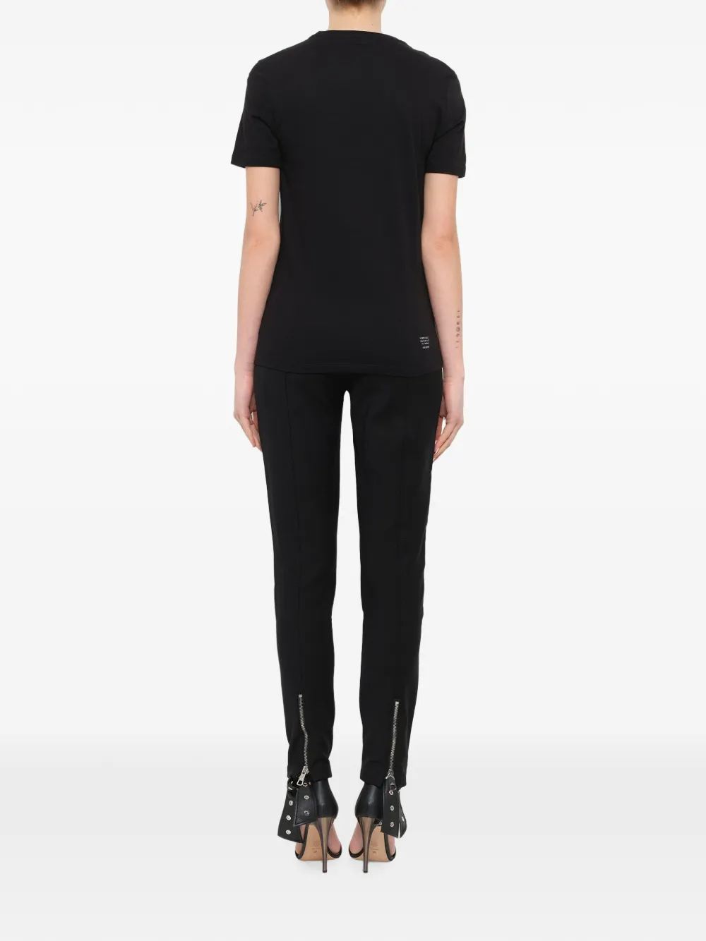 Neil Barrett T-shirt met grafische print Zwart