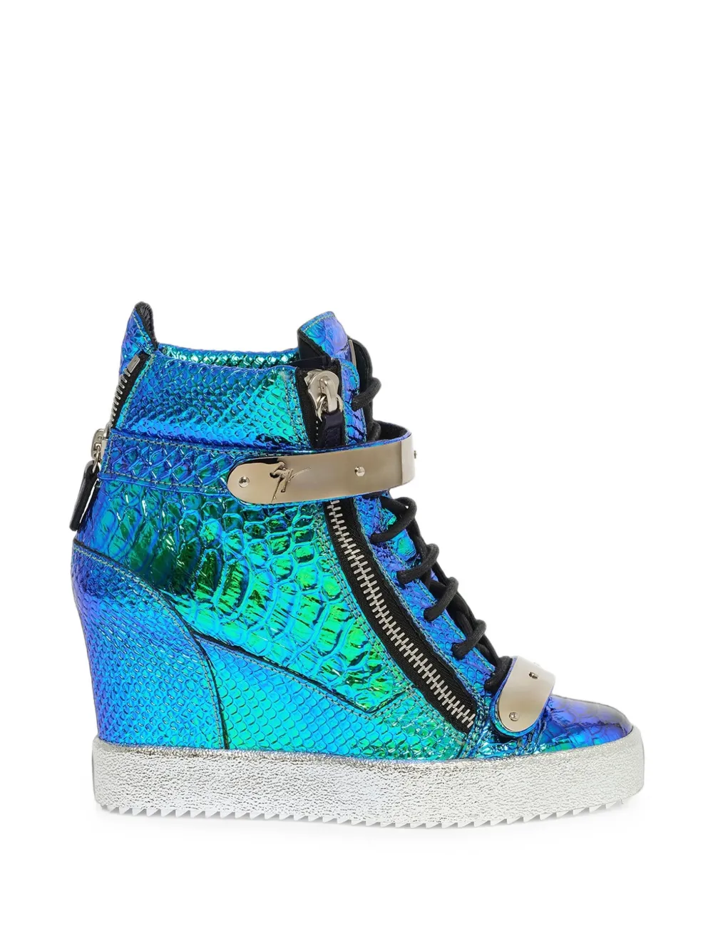 Giuseppe Zanotti Gollum Cangiante wedge sneakers