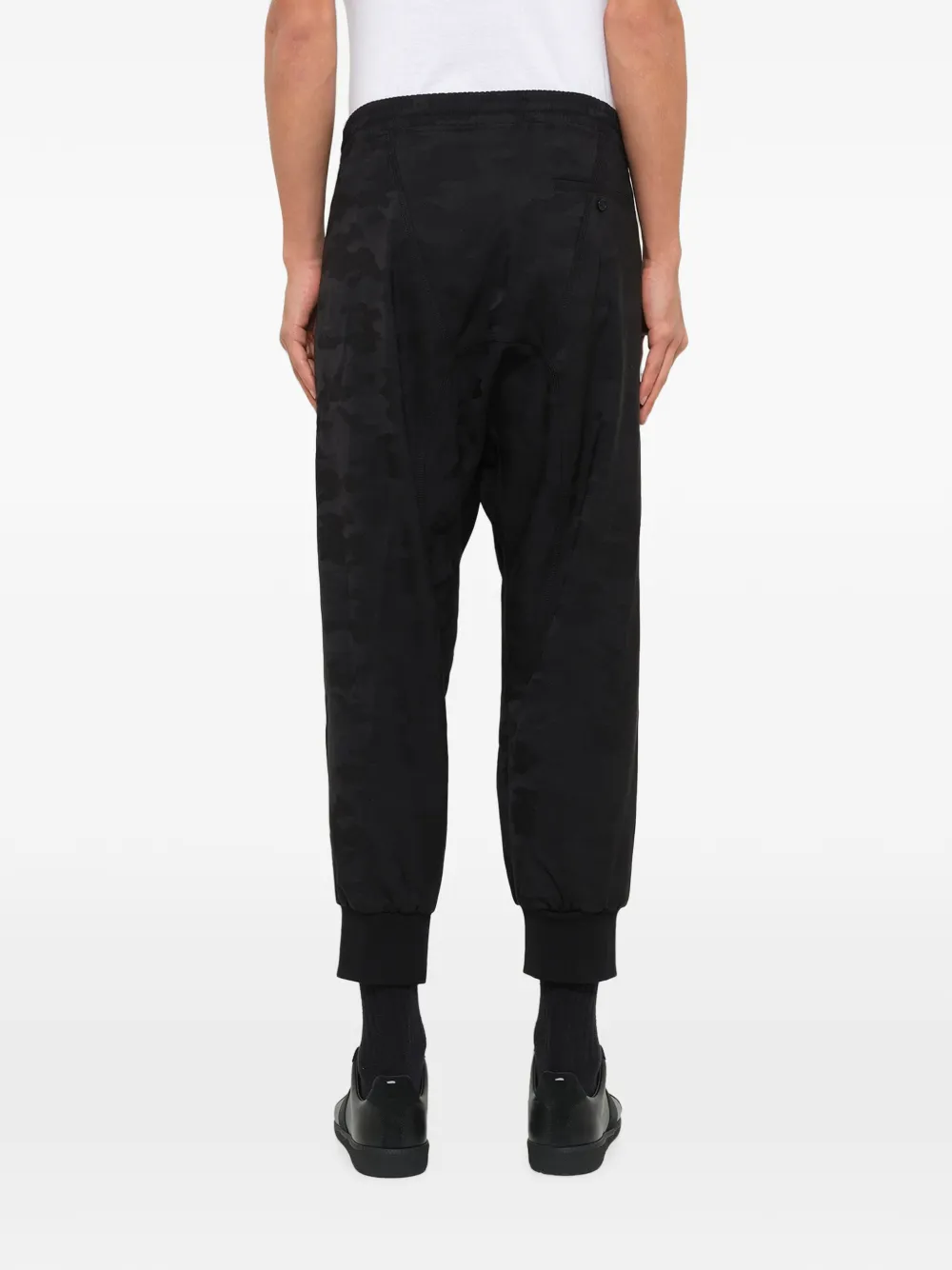 Neil Barrett camouflage-pattern track pants Zwart