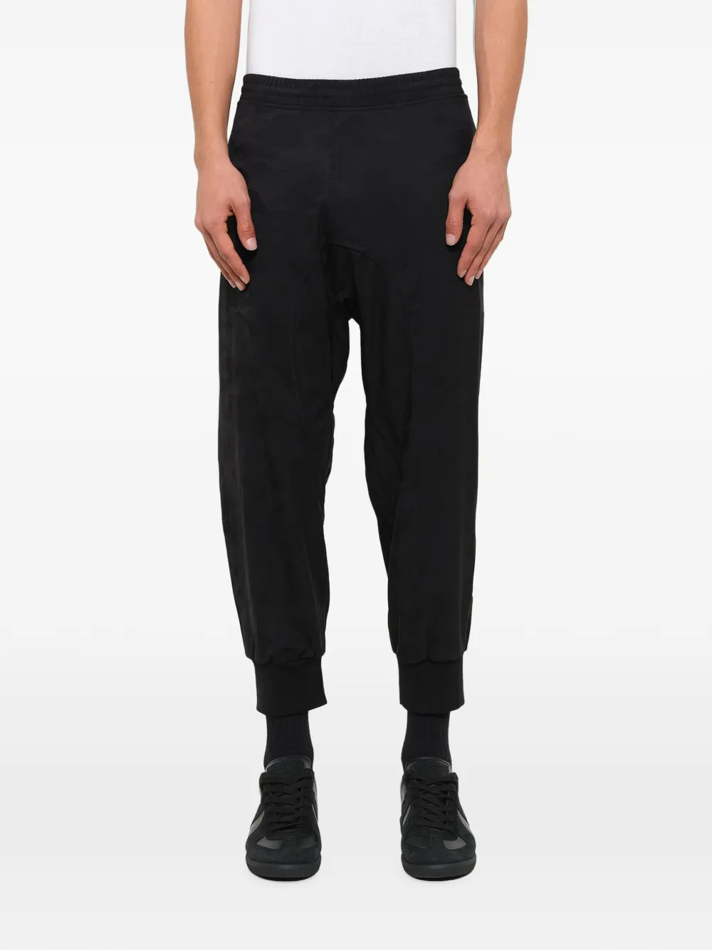 Neil Barrett camouflage-pattern track pants - Noir Neil Barrett camouflage-pattern track pants - Noir