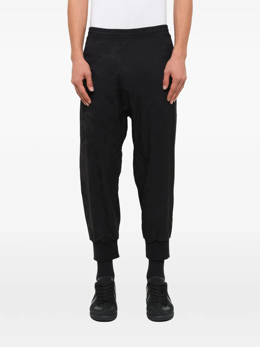 Neil Barrett camouflage-pattern track pants - Schwarz