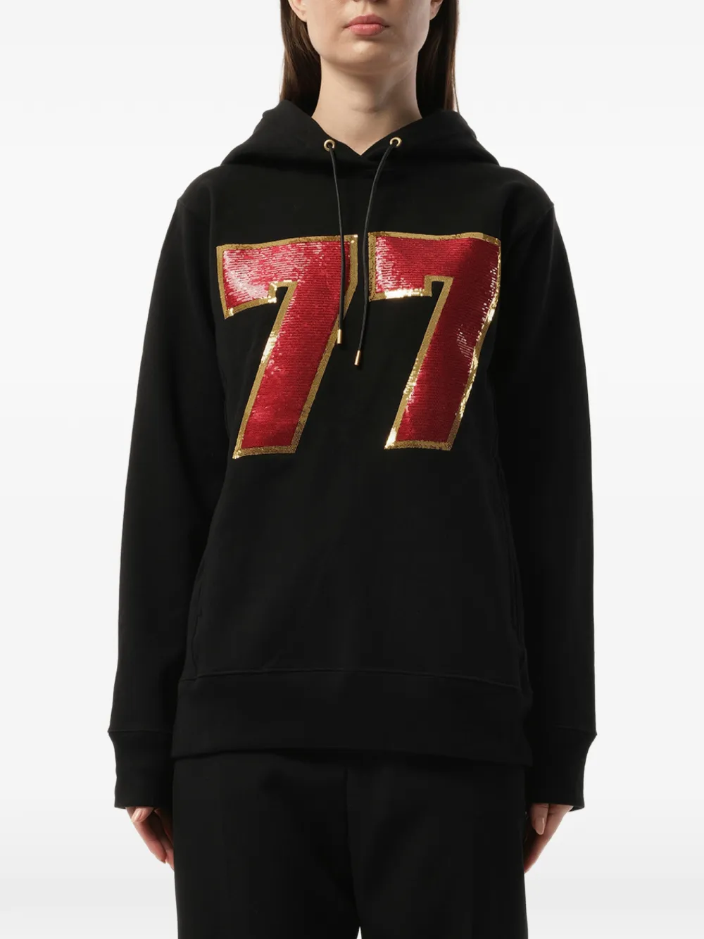 Mastermind Japan sequin-embellished hoodie - Nero