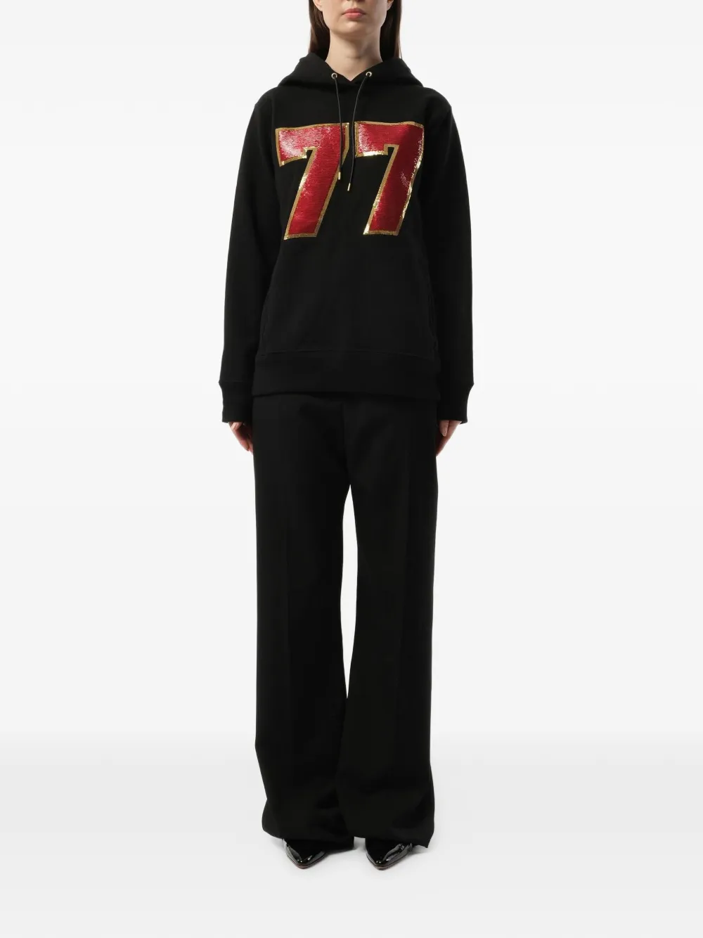 Mastermind Japan Hoodie verfraaid met pailletten Zwart