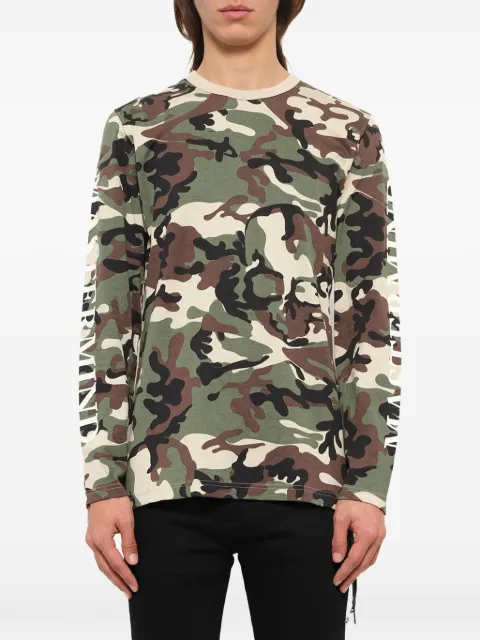 Mastermind Japan playera con estampado militar