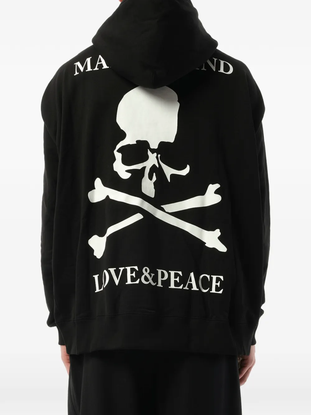 Mastermind Japan Hoodie met doodskopprint Zwart