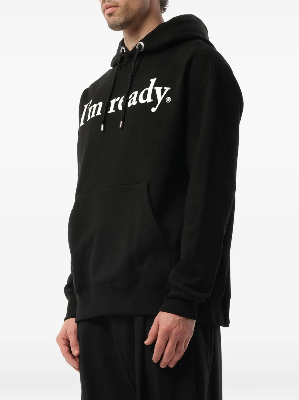 Mastermind Japan Hoodie met doodskopprint Zwart