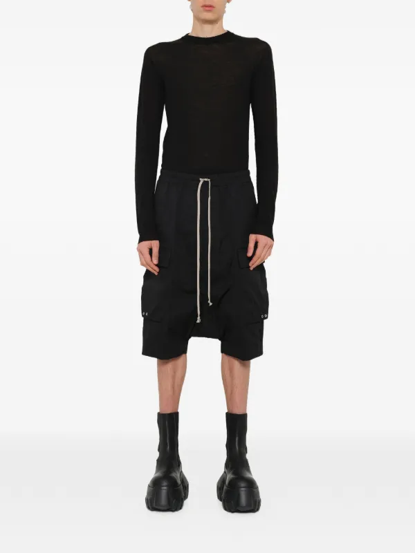 Rick Owens Cargo Pods ショートパンツ | ブラック | FARFETCH JP