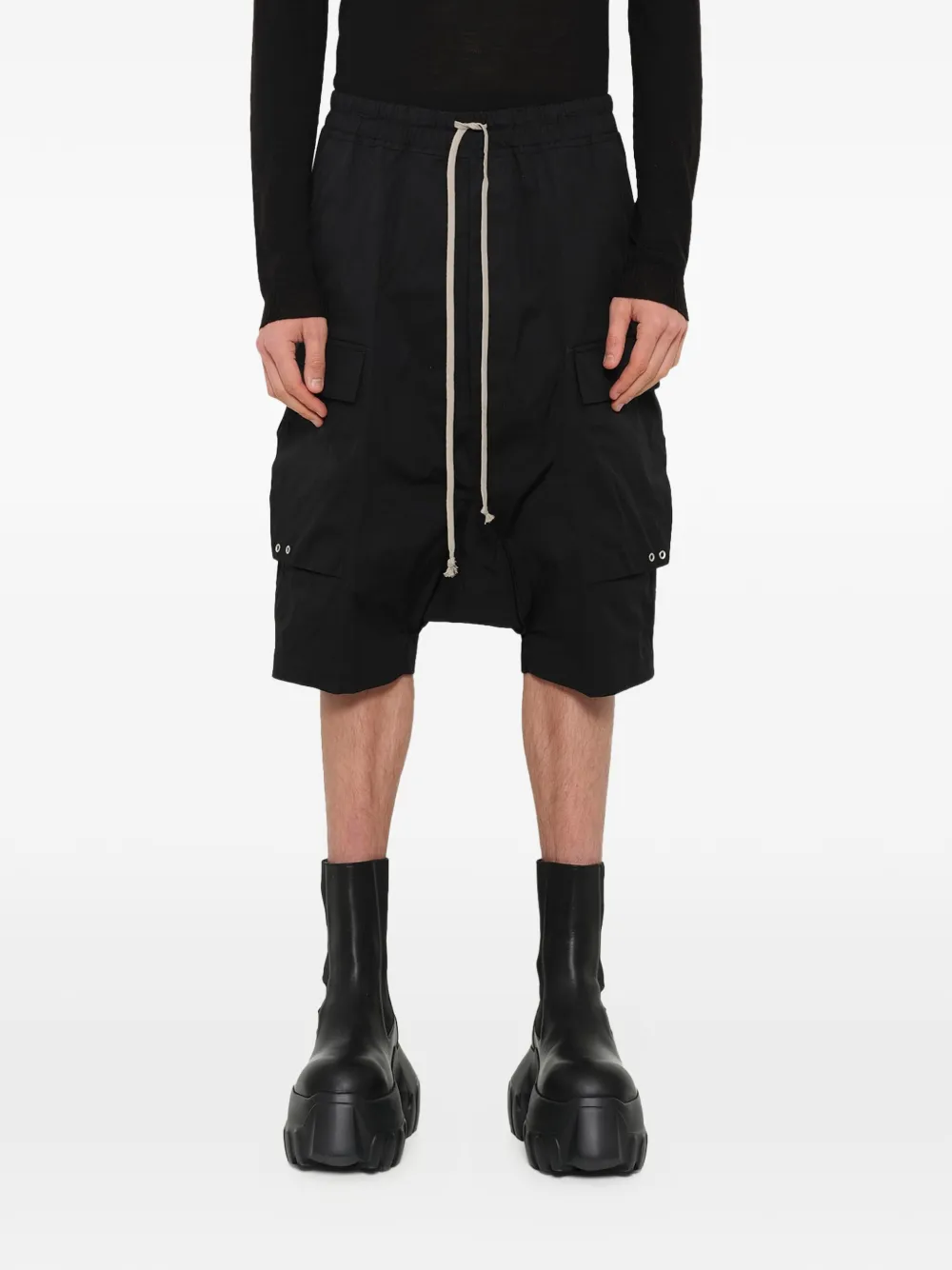 Rick Owens Cargo Pods shorts Zwart