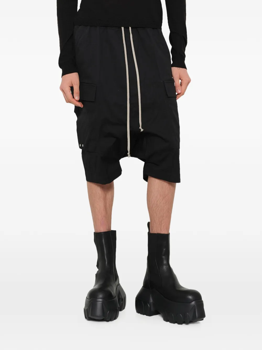 Rick Owens Cargo Pods shorts Zwart