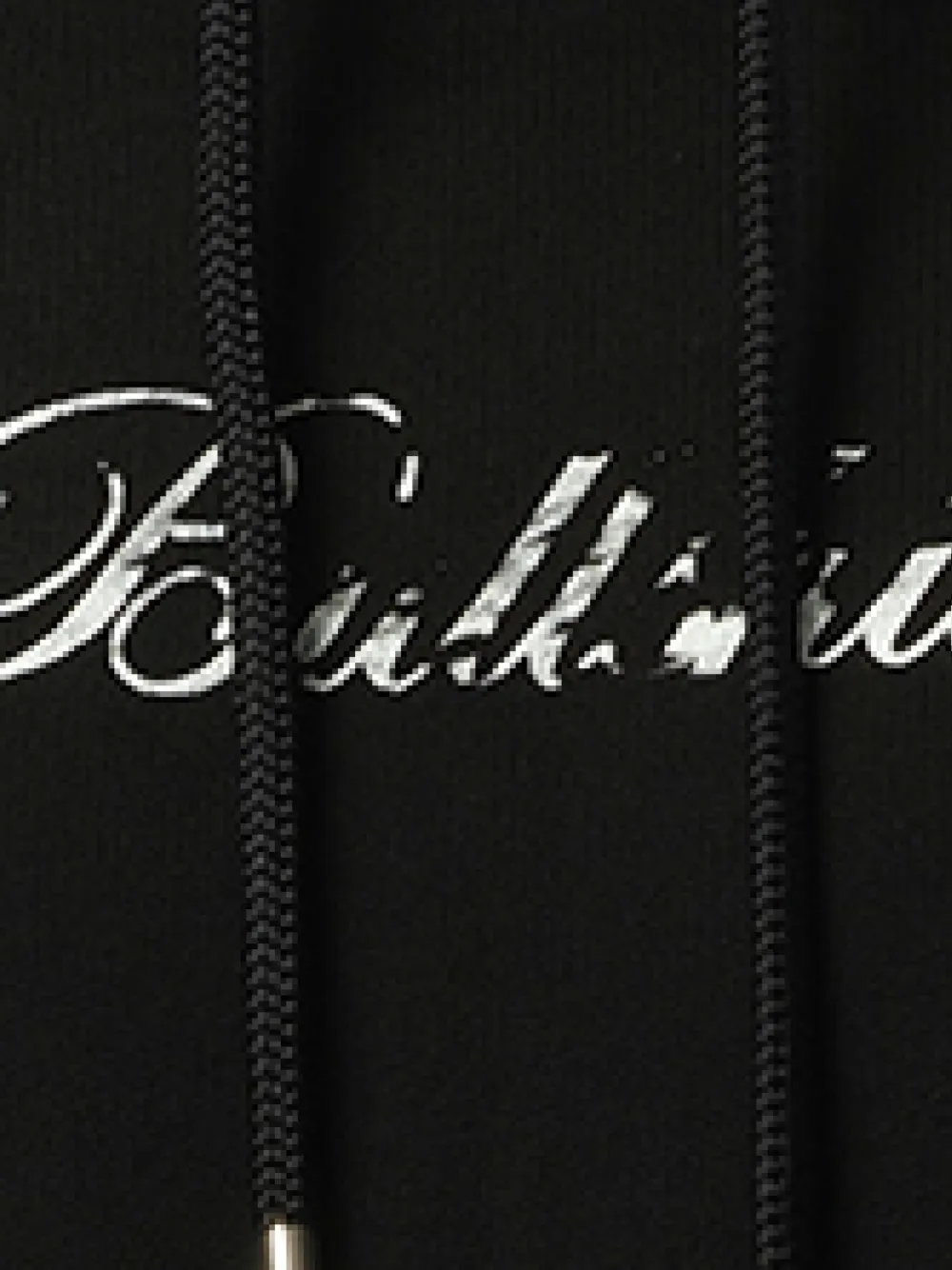 Mastermind Japan Gerafelde hoodie met doodskopprint Zwart