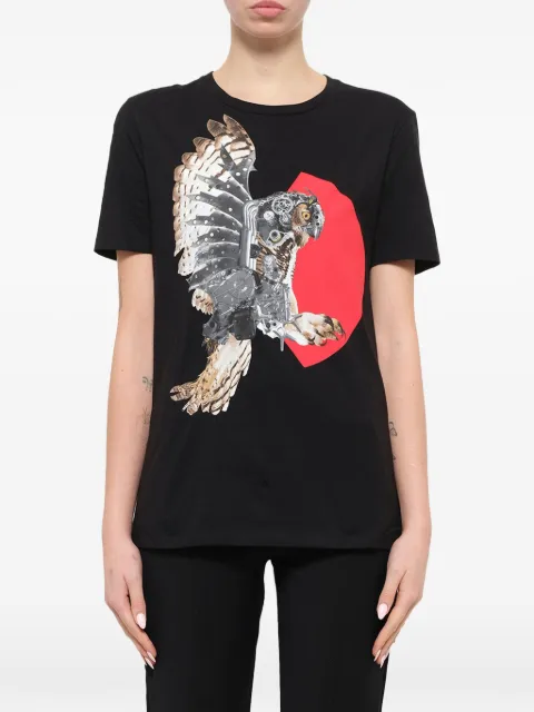 Neil Barrett mechanical owl-print T-shirt
