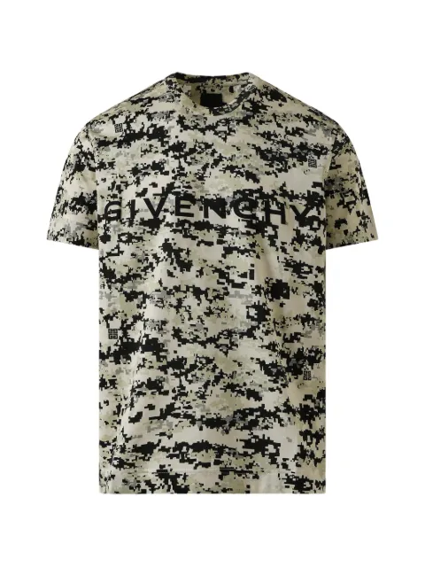 Givenchy camiseta con motivo militar
