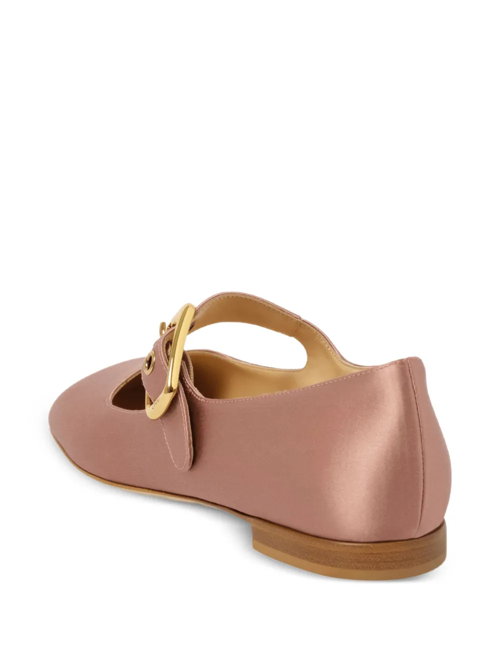 Chloé Polly buckle-strap ballet flats Roze