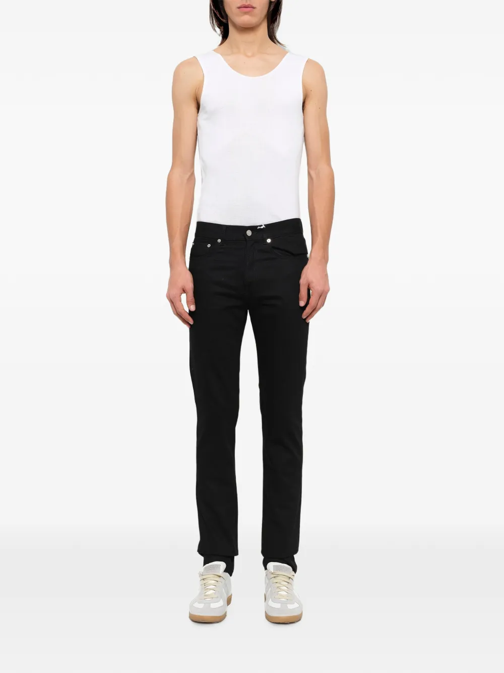 Givenchy star-embroidered jeans Zwart