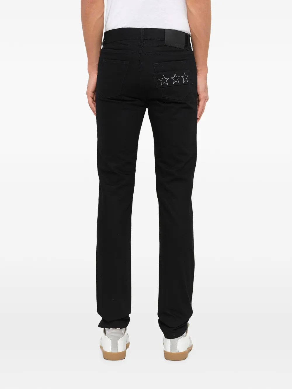 Givenchy star-embroidered jeans Zwart