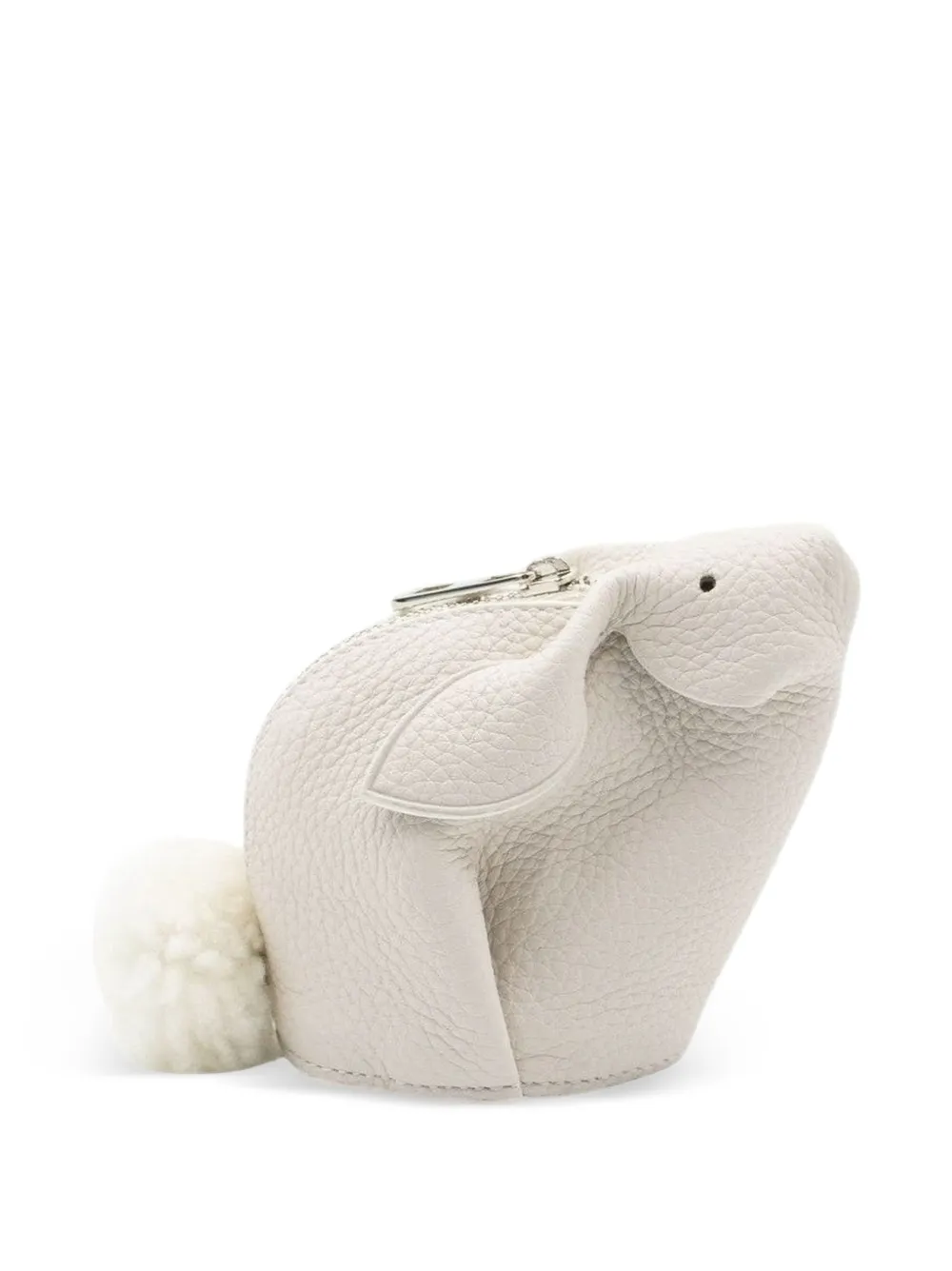 LOEWE Bunny leather coin purse - Weiß
